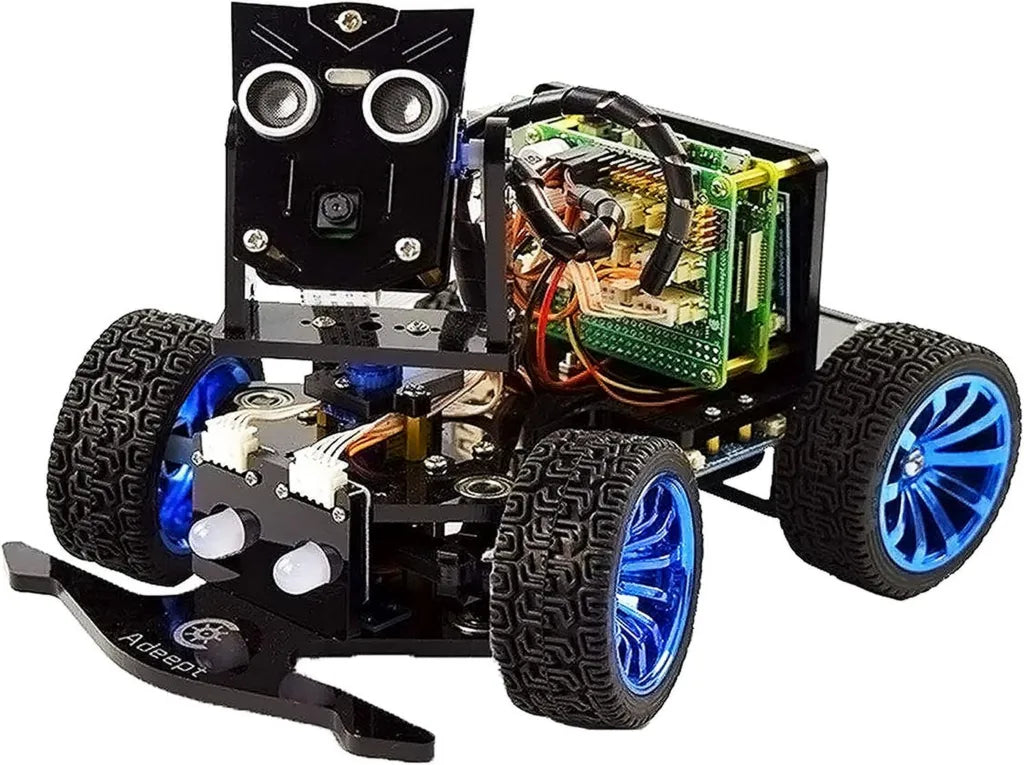 Kit robot educativo PiCar-B con riconoscimento vocale e tracciamento per Raspberry Pi