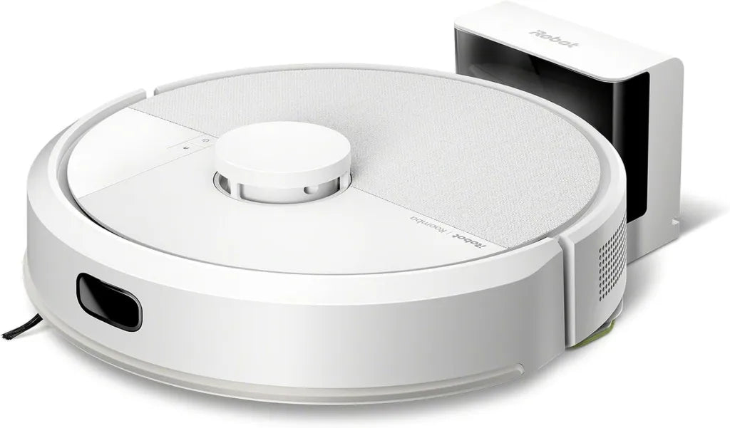 iRobot Roomba 105 Combo, Robot Pulente 4-in-1 con Navigazione LiDAR e Controllo App, Bianco