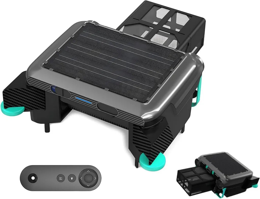 Pulitore Solare per Piscina con Sensori Intelligenti e Ritorno Automatico