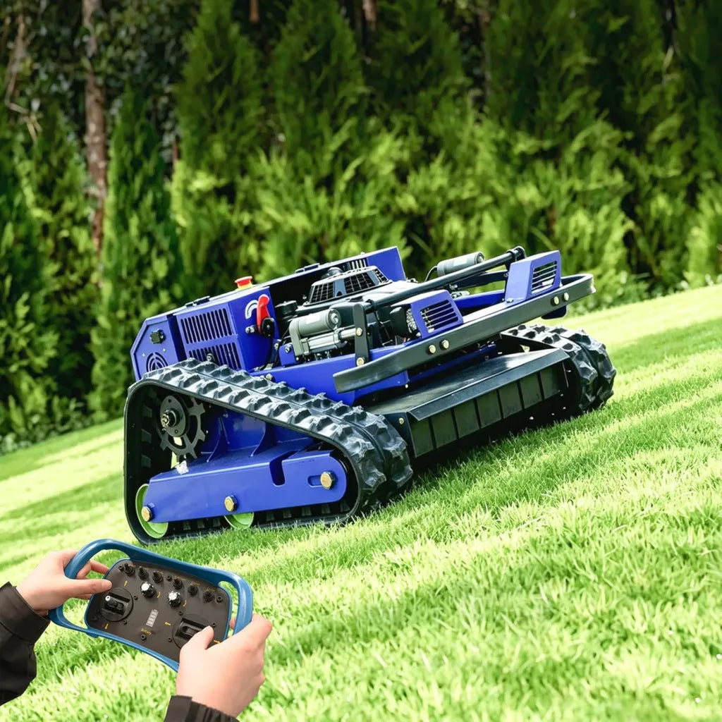 Rasaerba Robotizzato 4x4 Ibrido Olio-Elettrico per Terreni Impervi