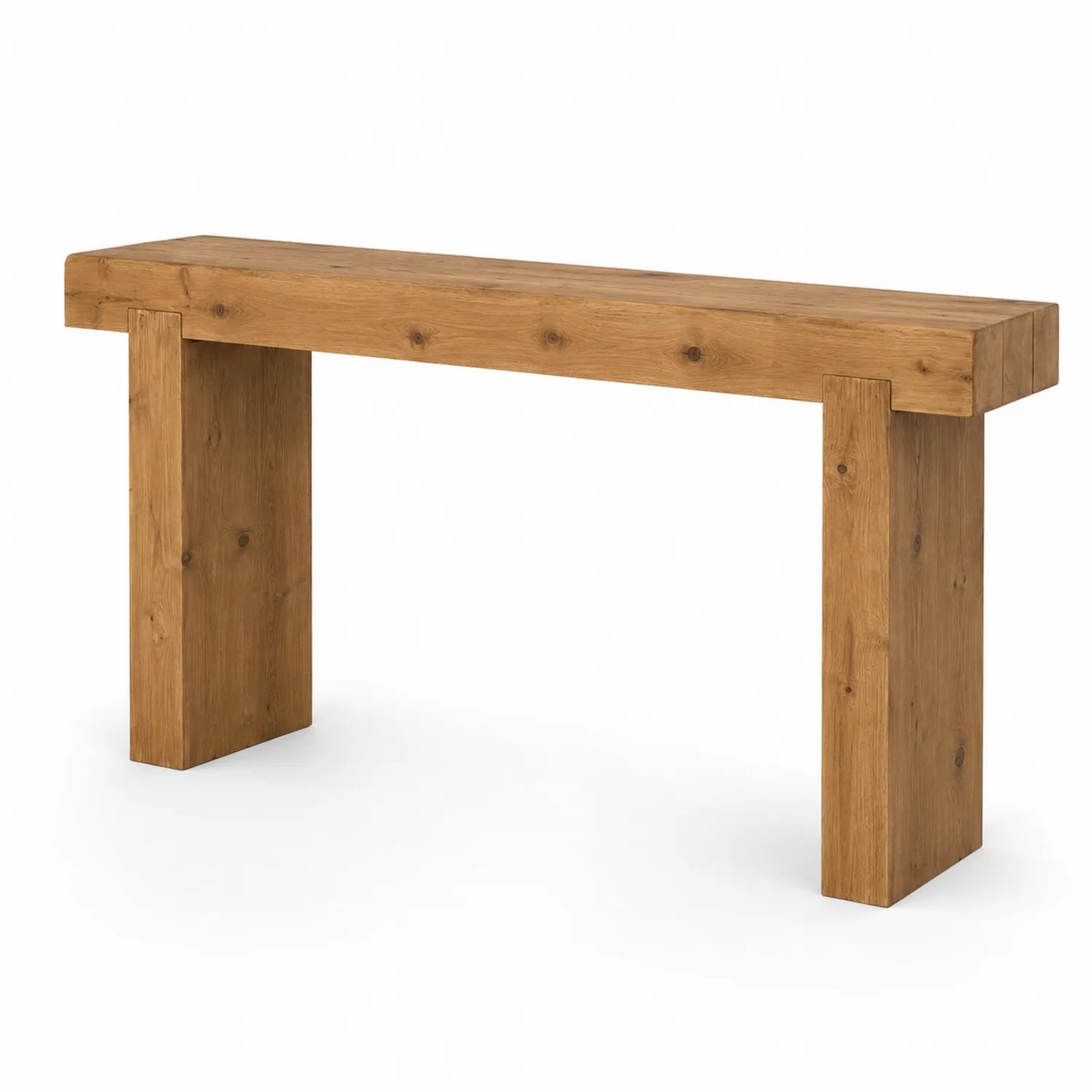 Consolle Rettangolare in Legno di Quercia