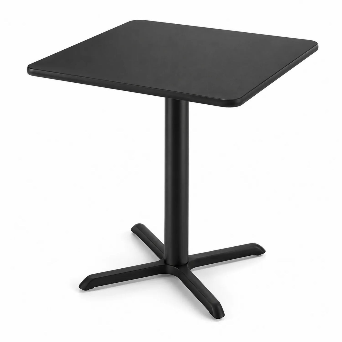 Tavolo quadrato da pranzo in metallo Nero 60x60 cm