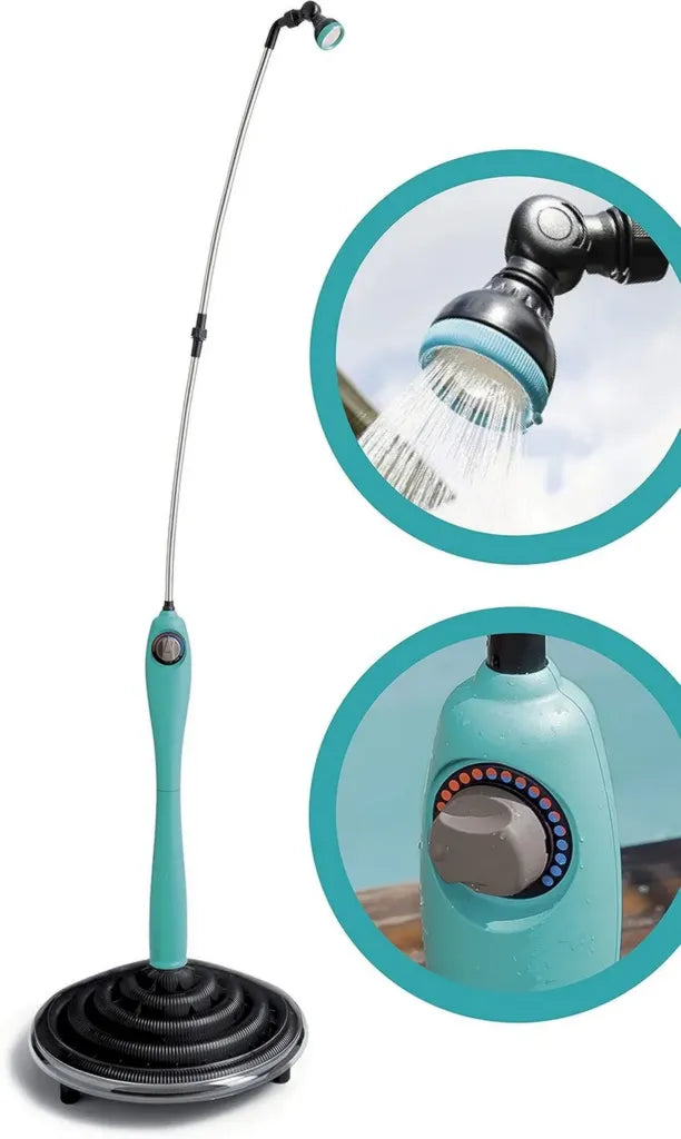 Doccia Solare da Giardino con Miscelatore Acqua, Ideale per Campeggio e Piscina