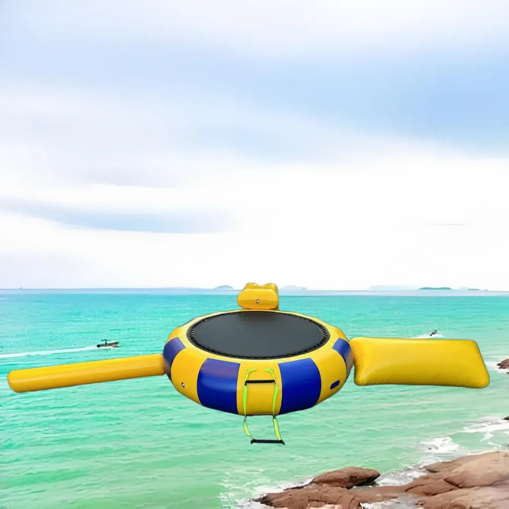 Scivolo d'acqua 4,4 m con piattaforma per piscina e lago, ideale per bambini e adulti