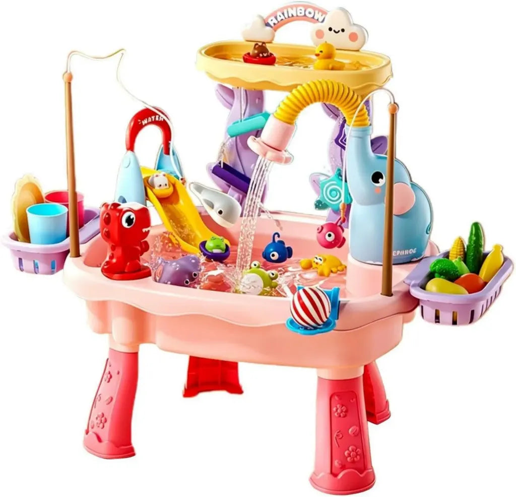 Tavolo da Gioco Acquatico per Bambini, Divertimento Estivo all'Aperto