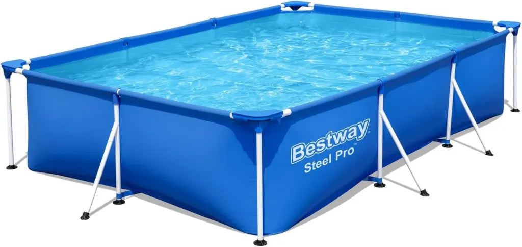 Piscina Rettangolare Blu Bestway 56411 per Giardino