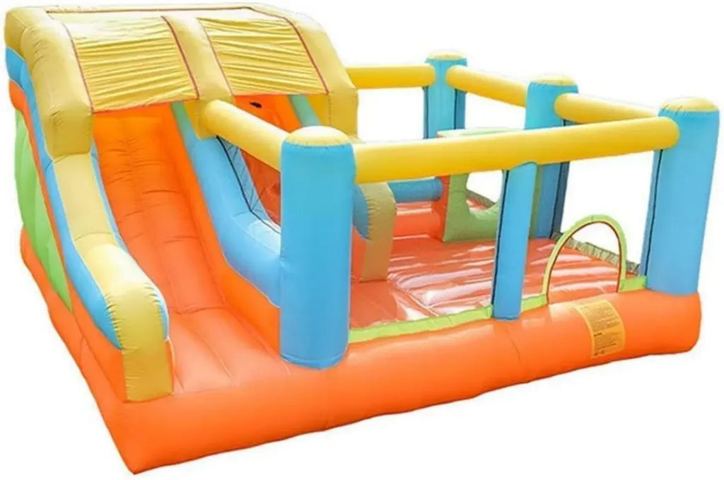 Castello Gonfiabile con Scivolo Grande per Bambini, Parco Giochi Interno