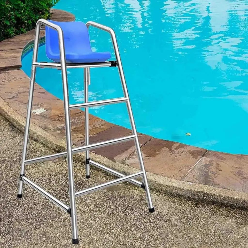 Sedia da bagnino resistente e smontabile per piscine e spiagge, alta 1,5 m
