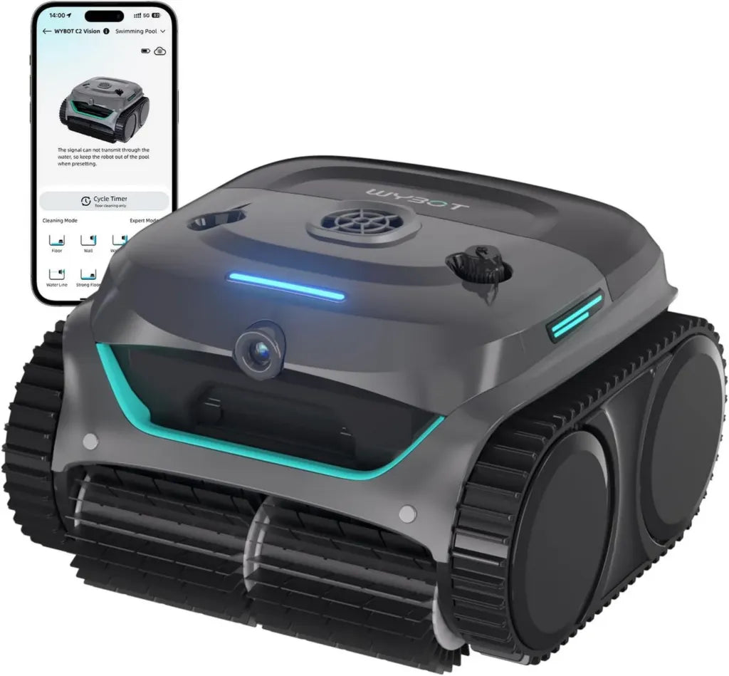Robot per Piscina C2 Vision-A con Videocamera AI e Filtro Ultrafine