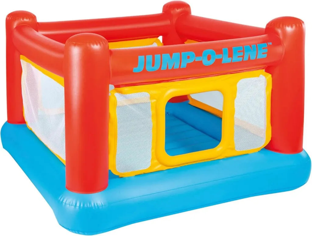 Salta Tenda Gonfiabile per Bambini Intex, 174x174x112 cm, Multicolore