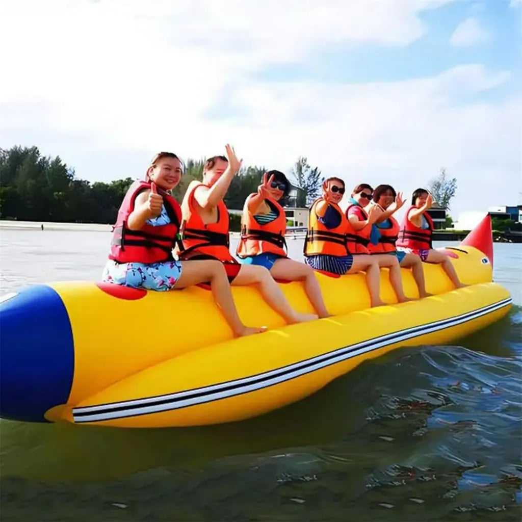 Giostra Gonfiabile a Banana Multi-Persona per Yacht e Divertimento Acquatico