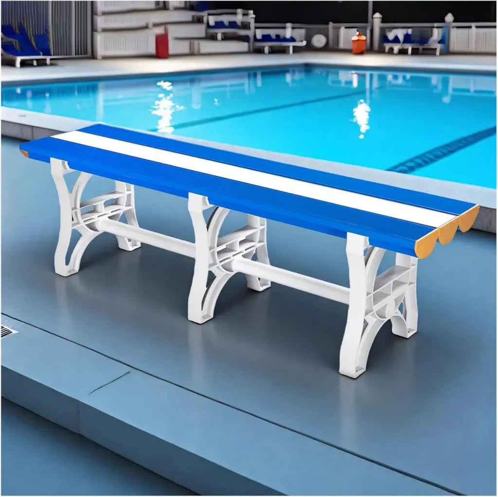 Panca impermeabile in plastica ABS per spogliatoi e piscine