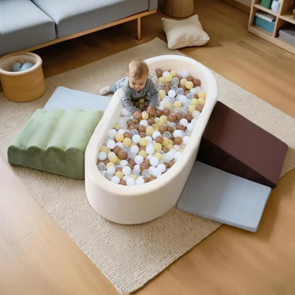 Parco Giochi Arrampicata Bimbi con Piscina Modulare XXL