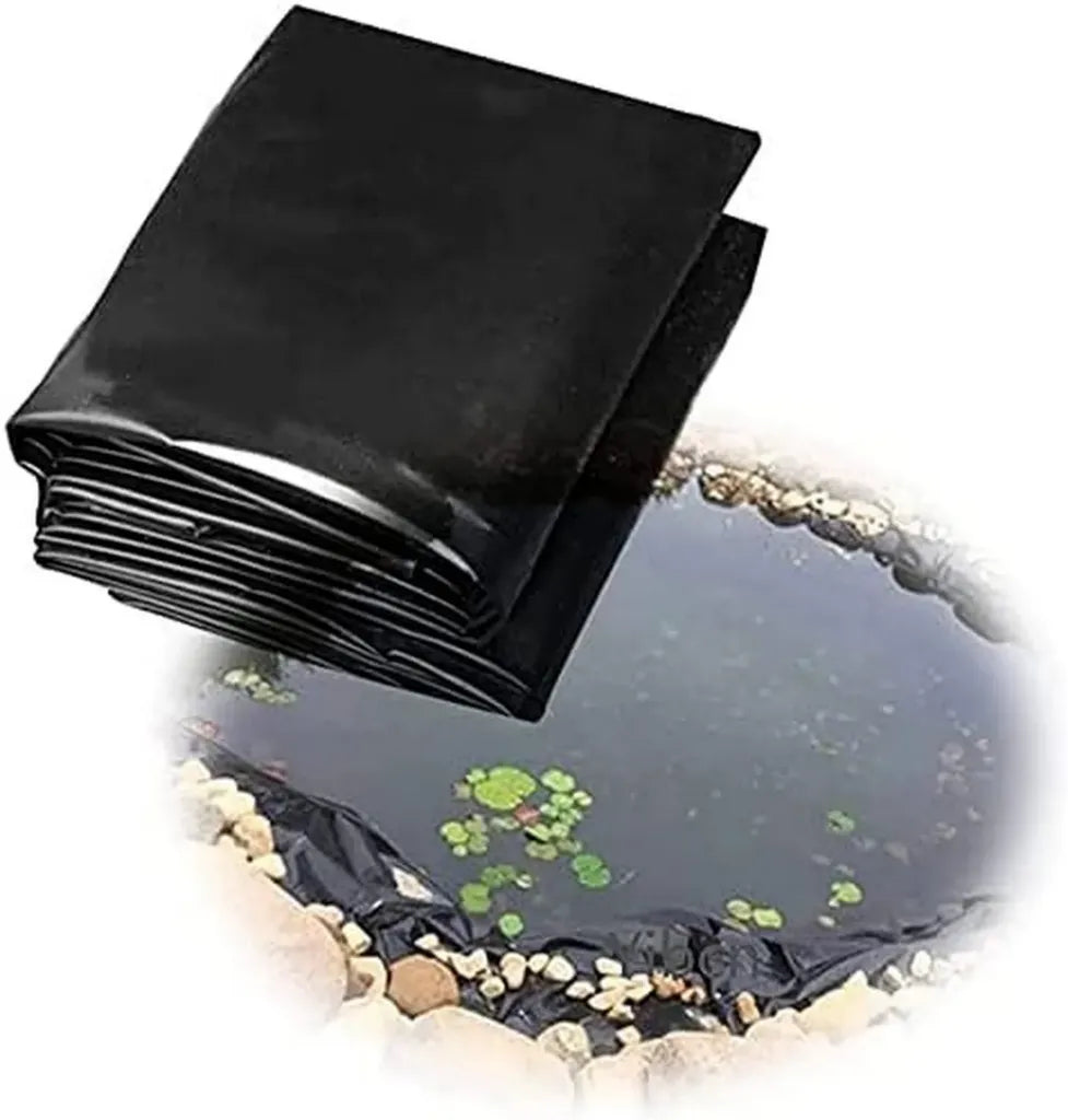 Rivestimento in PVC nero impermeabile 4x10 m per laghetti e fontane