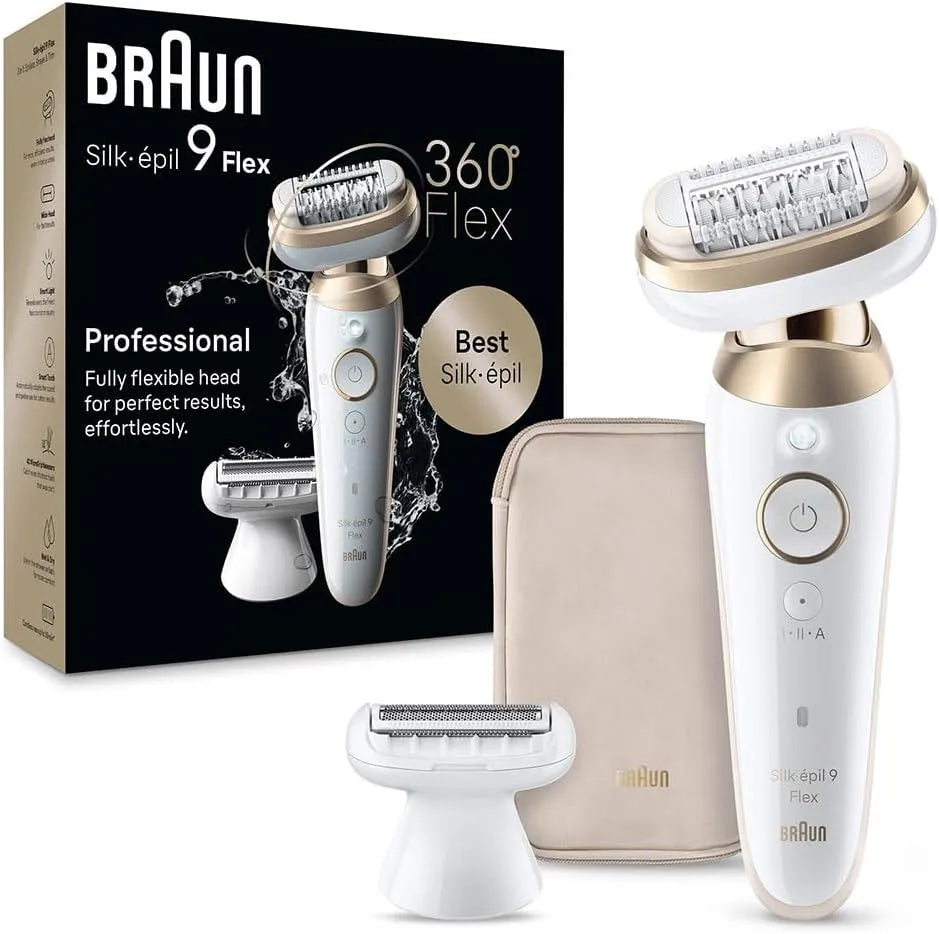 Braun epilatore elettrico, effetto 3D, per una facile rimozione dei capelli