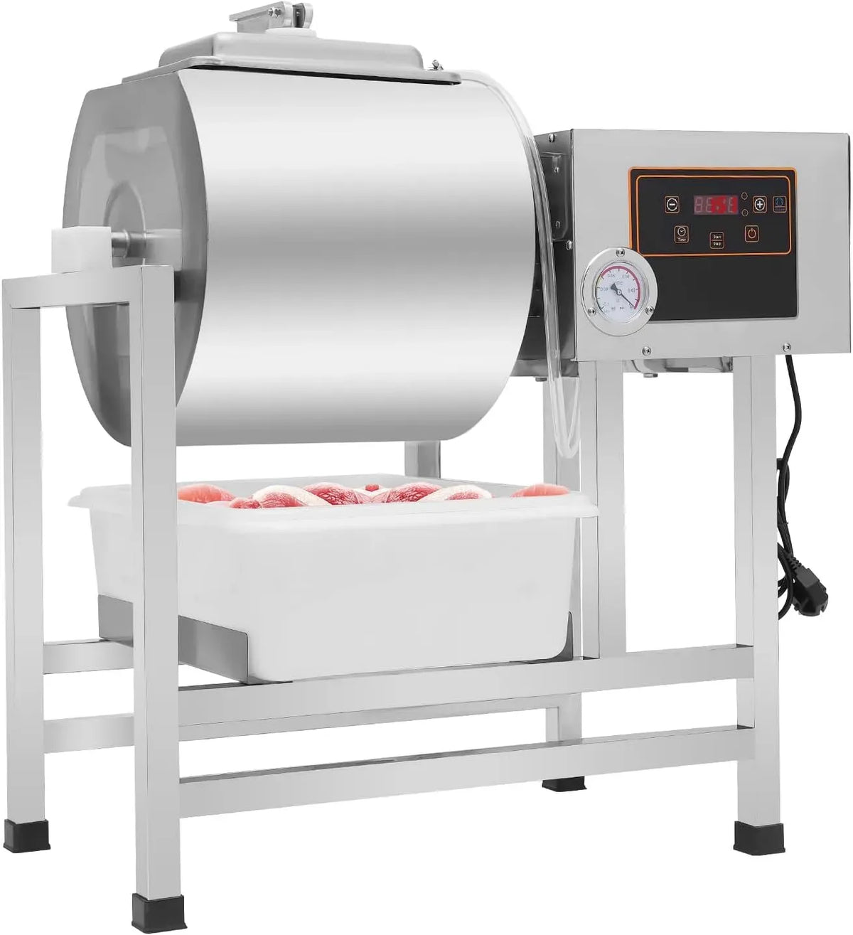 Macchina per marinare, motore, 38 L, 240 W, timer, ristoranti, acciaio inox, per marinare sottovuoto, OUKANING