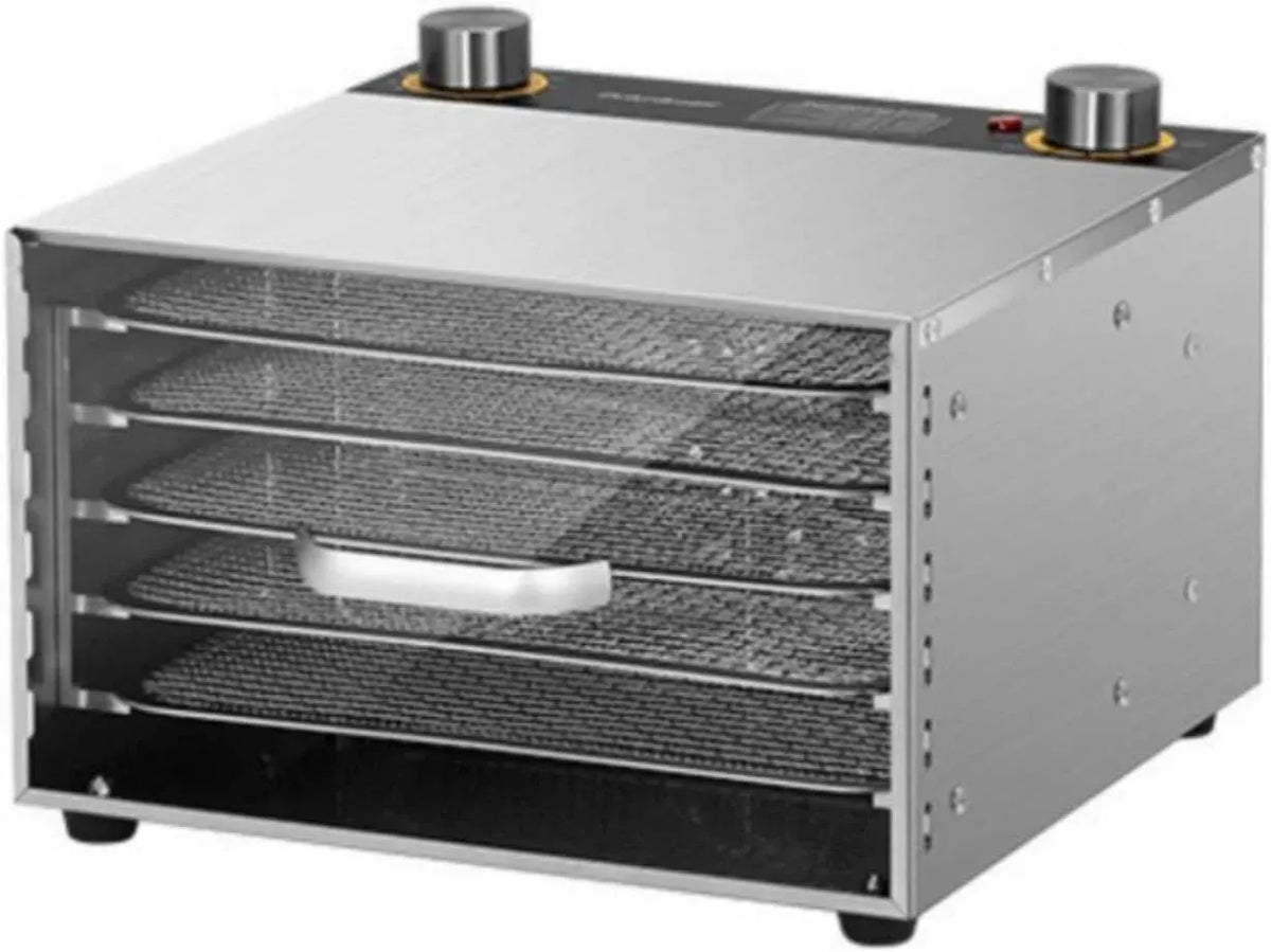 Asciugatrice, 400 W, 220 V, KESOTO, industriale, acciaio inox, Apertura Superiore, 5 Strati