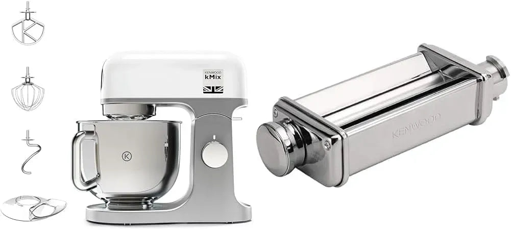 Kenwood KMX750WH KAX980ME Robot da cucina, acciaio inox, argento, Acciaio Inossidabile