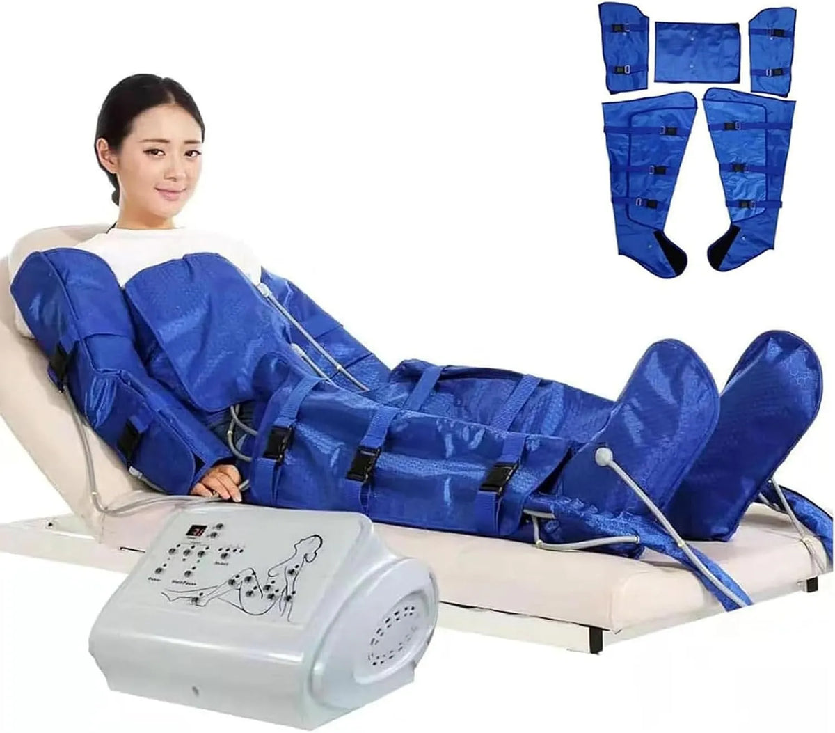 Pressoterapia, Massaggiatore, dispositivo pressoterapia per gambe, professionale, per Casa