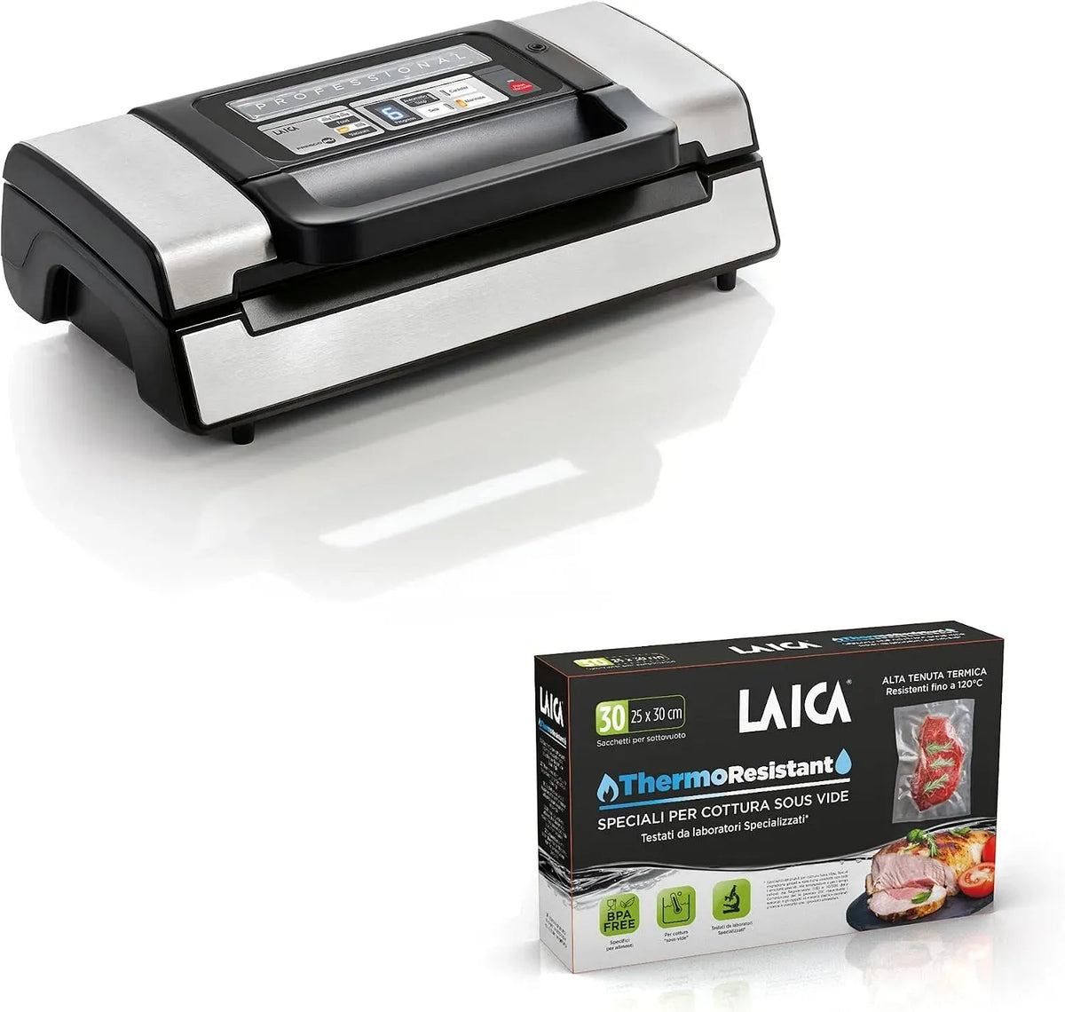 VT3120 20L/min Pompa, macchina per sottovuoto alimentare, 20 L, acciaio inox, plastica, per Alimenti, Laica