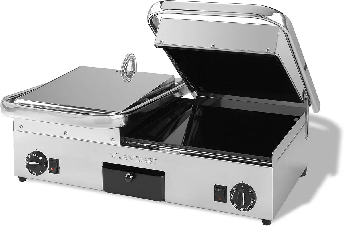 Piano cottura elettrico, acciaio inox, piastra elettrica, Acciaio Inossidabile, 3.2 W