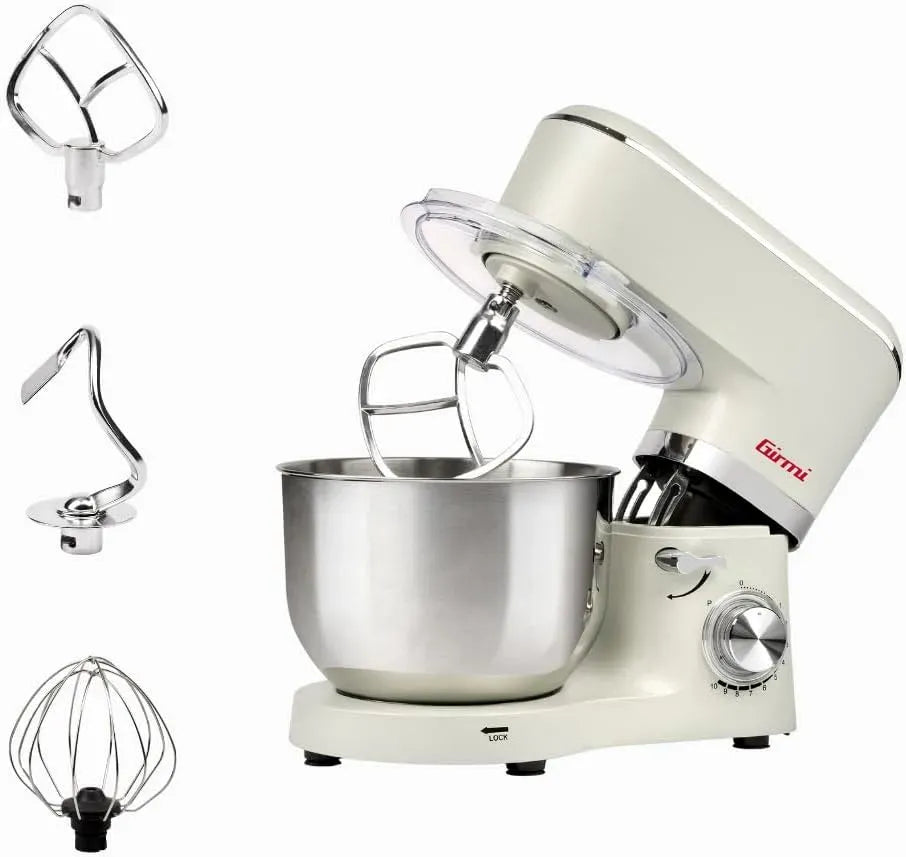 Accessorio per elettrodomestico, 6 L, 1500 W, Girmi IM47, acciaio inox, 10 Velocità, Contenitore Inox, Capacità 6 Litri