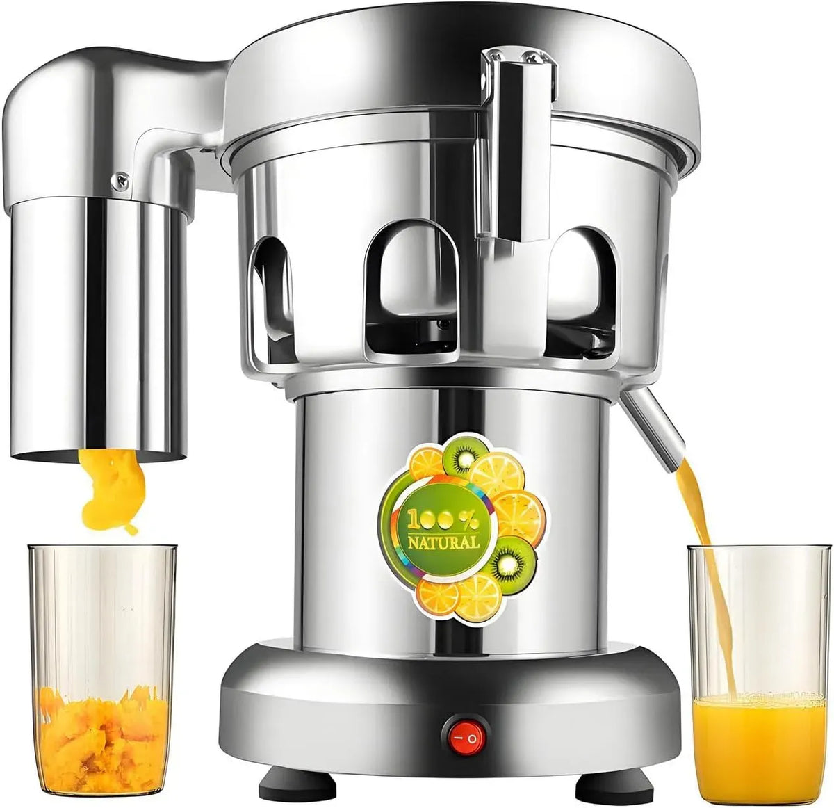 Centrifuga, professionale, acciaio inox, spremiagrumi ed estrattore