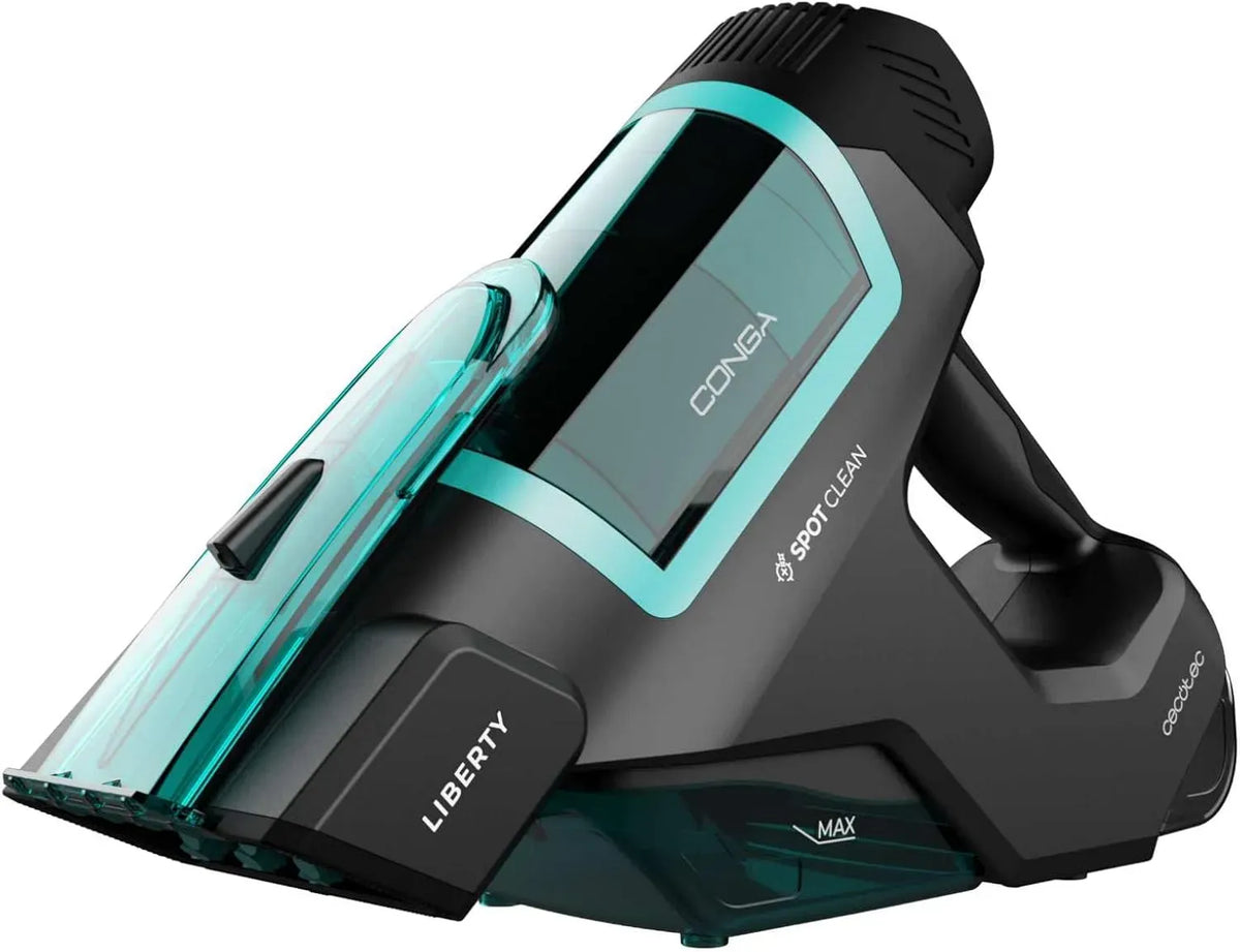 Cecotec Aspirapolvere, 50 W, 2 Serbatoi da 350 ml di Acqua sporca e pulita, Autonomia 25 min