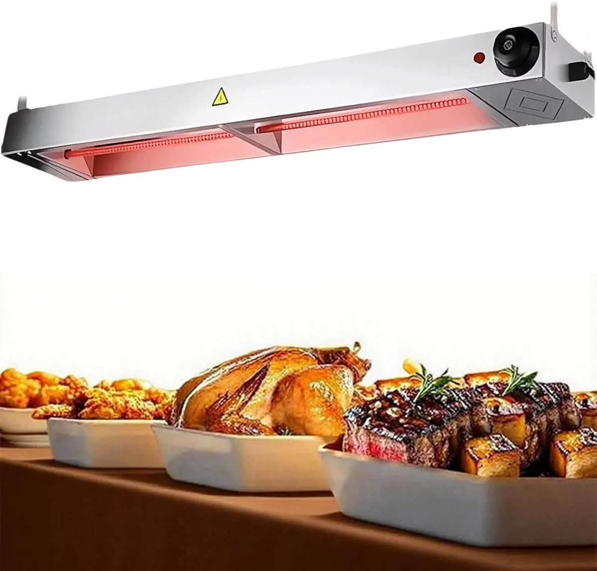 1pc Lampada, 60cm, 30 a 80 °C, 60 cm, funzione riscaldante, Cucina Temperatura Regolabile 30-80℃