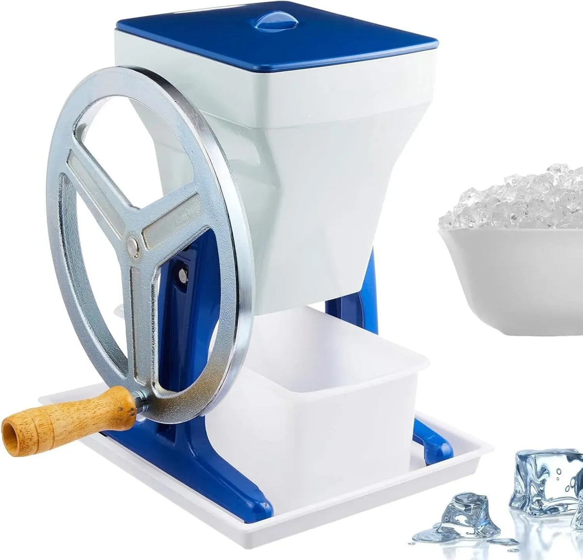 Macchina, 2 kg, portatile, professionale, legno, per tritare Il Ghiaccio