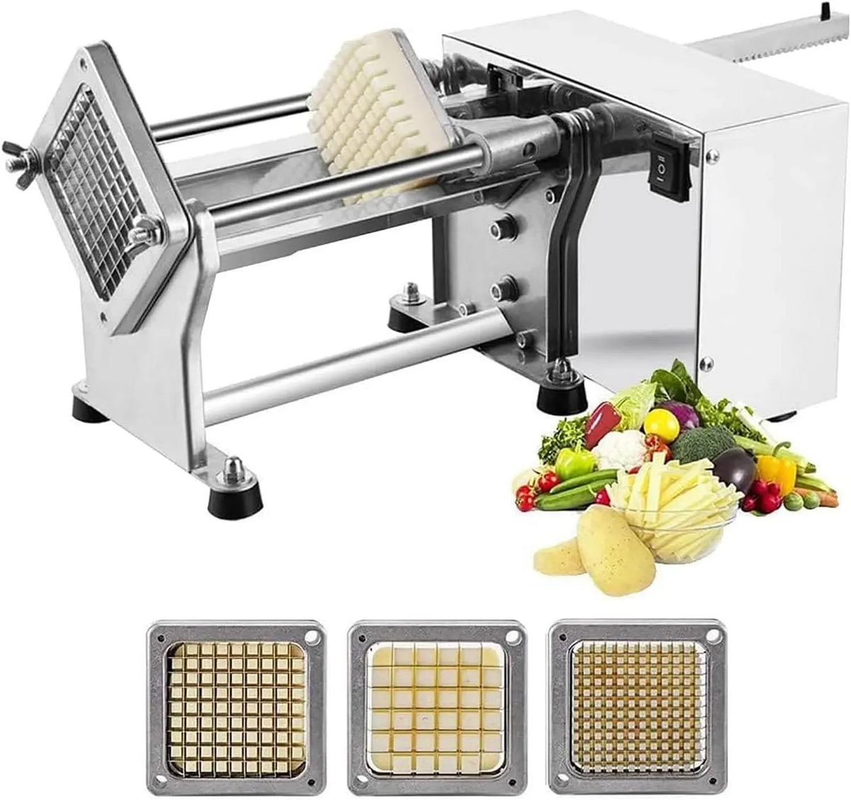 Taglierina, industriale, acciaio inox, per patatine fritte