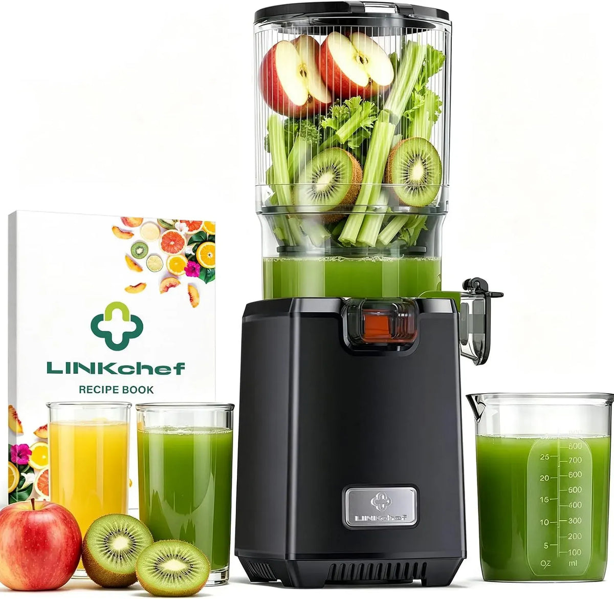 estrattore di succo e spremiagrumi, Juicer, 1,8 L, 250 W, 130 mm