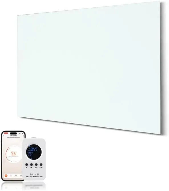 Bicchiere, 50x60 CM, 300 W, Wi-Fi, funzione riscaldante, bianco