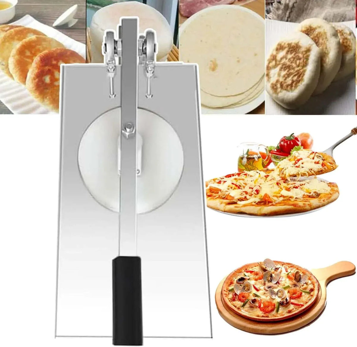 Macchina per pizza, pasticceria, acciaio inox, per pizza manuale
