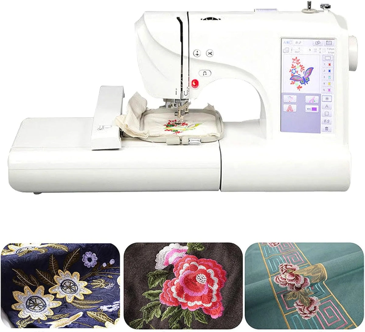 Accessorio per elettrodomestico, touch, Macchina Per Cucire E Ricamare Con Touchscreen Da 7'', 64 Colori Di Sfondo, Cambio Di 11 Lingue, 132 Punti