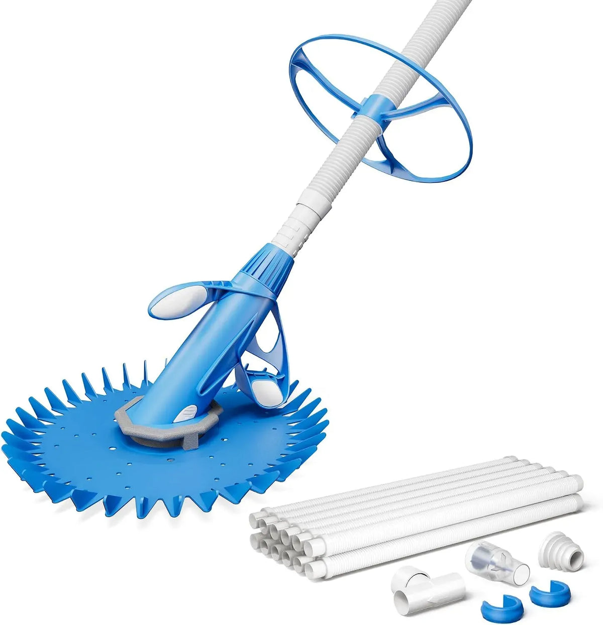 Wiltec incl.12 Pulitore, per piscine incl.12 tubi Aspiratore per pulizia fondo pi