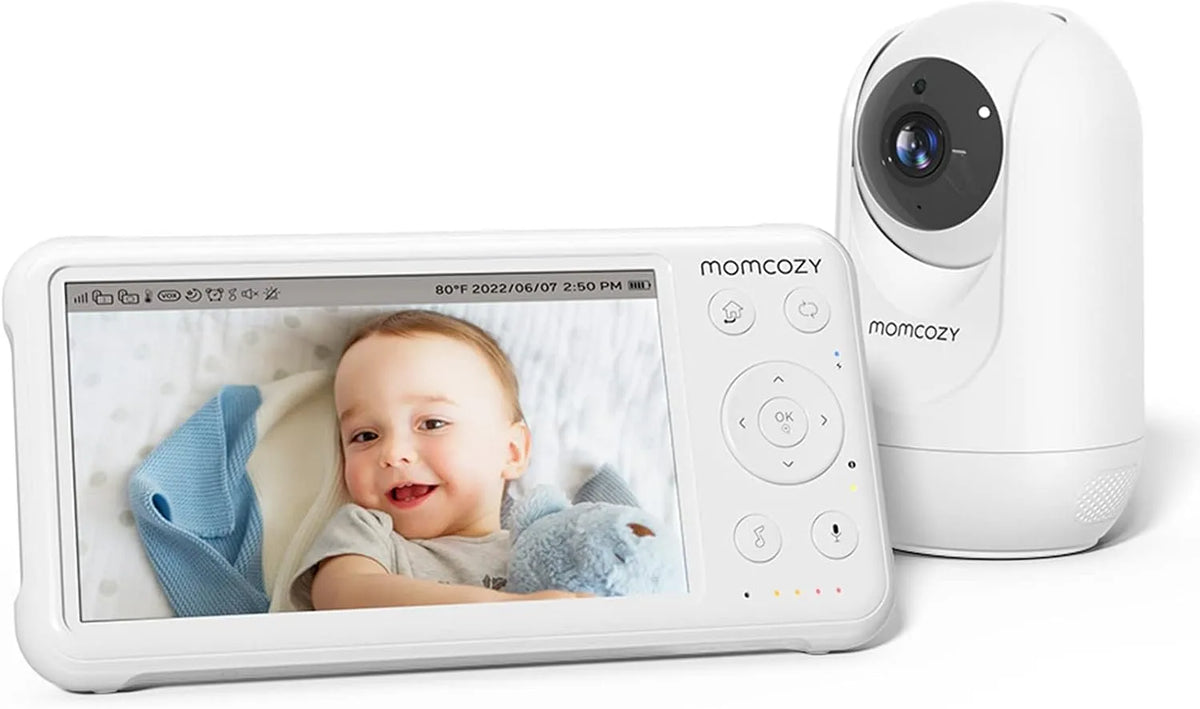 Monitor, momcozy BM01 1080P, 5000mAh Batteria, 360°PTZ, 300m, VOX