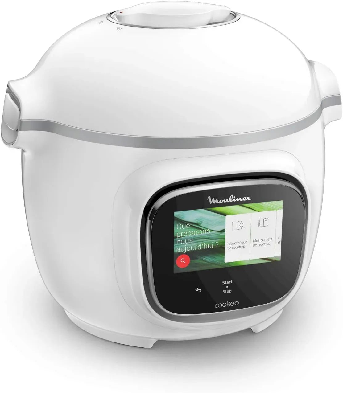 Moulinex CE901100 Multicooker, pentola elettrica multifunzione, multicooker elettrico, 6 L, touch, bianco