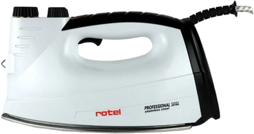 migliore scorrevolezza, alta pressione del vapore, per Rotel Ferro da stiro a vapore professionale extra in acciaio inossidabile/ceramica, 5 bar, 800