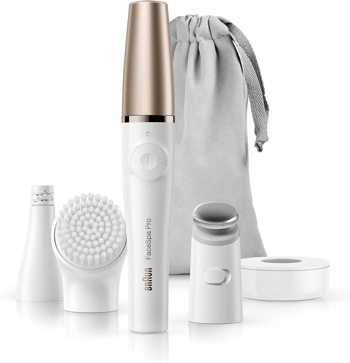 Braun 3-in-1 Facial epilating, FaceSpa Pro 911 Epilator, vitalizing & skin toning system for salon beauty at home