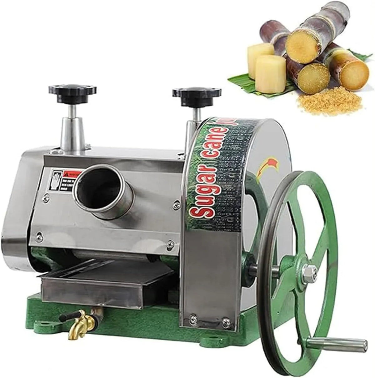 macchina per spremitura, Estrattore, pressa, estrattore di succo e spremiagrumi, acciaio inox, per spremitura manuale della canna da zucchero