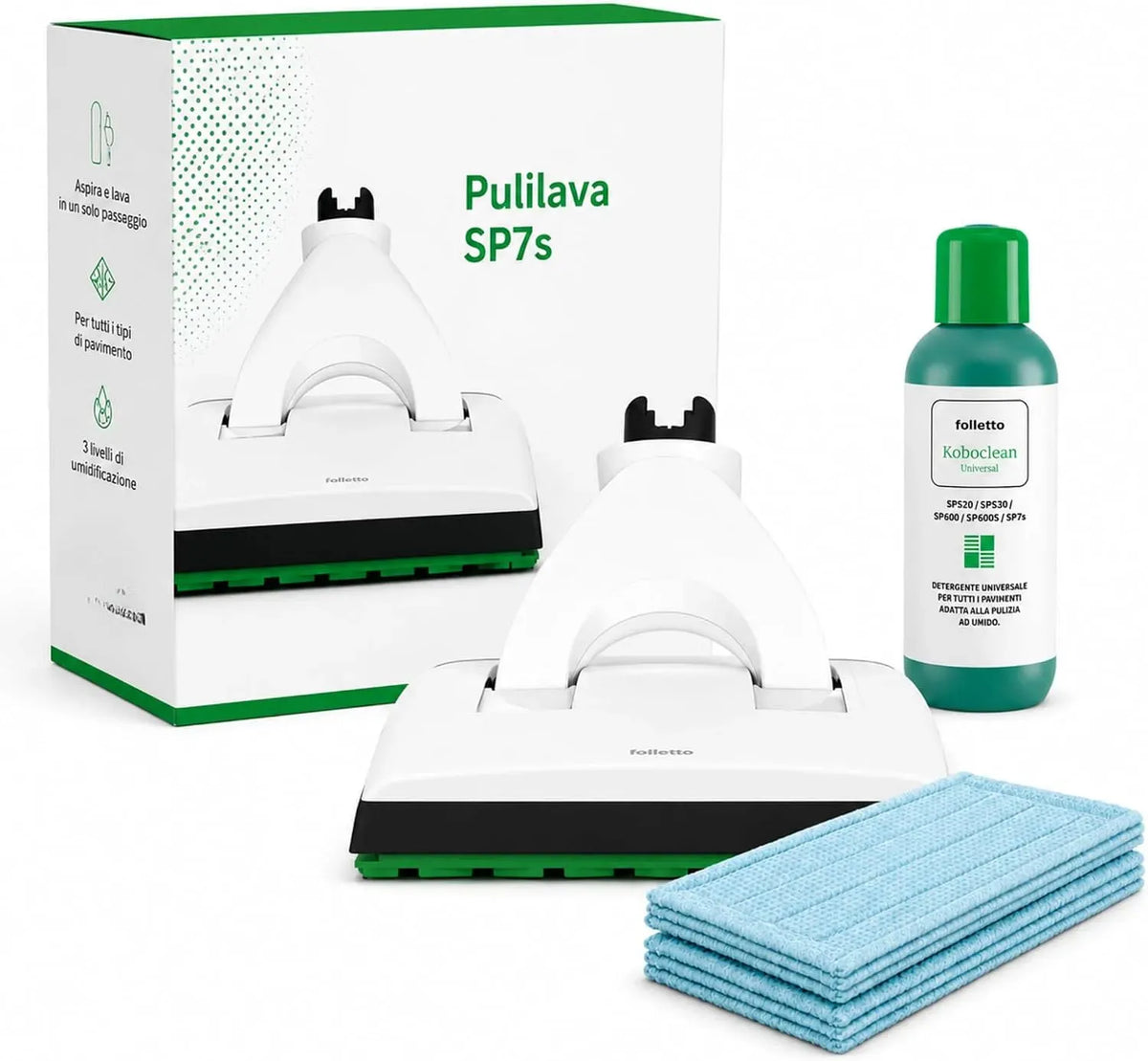 Accessorio per elettrodomestico, Pulilava SP7s VK7s, 3 livelli, Piastrelle e Pietra, 3 Livelli di Umidificazione