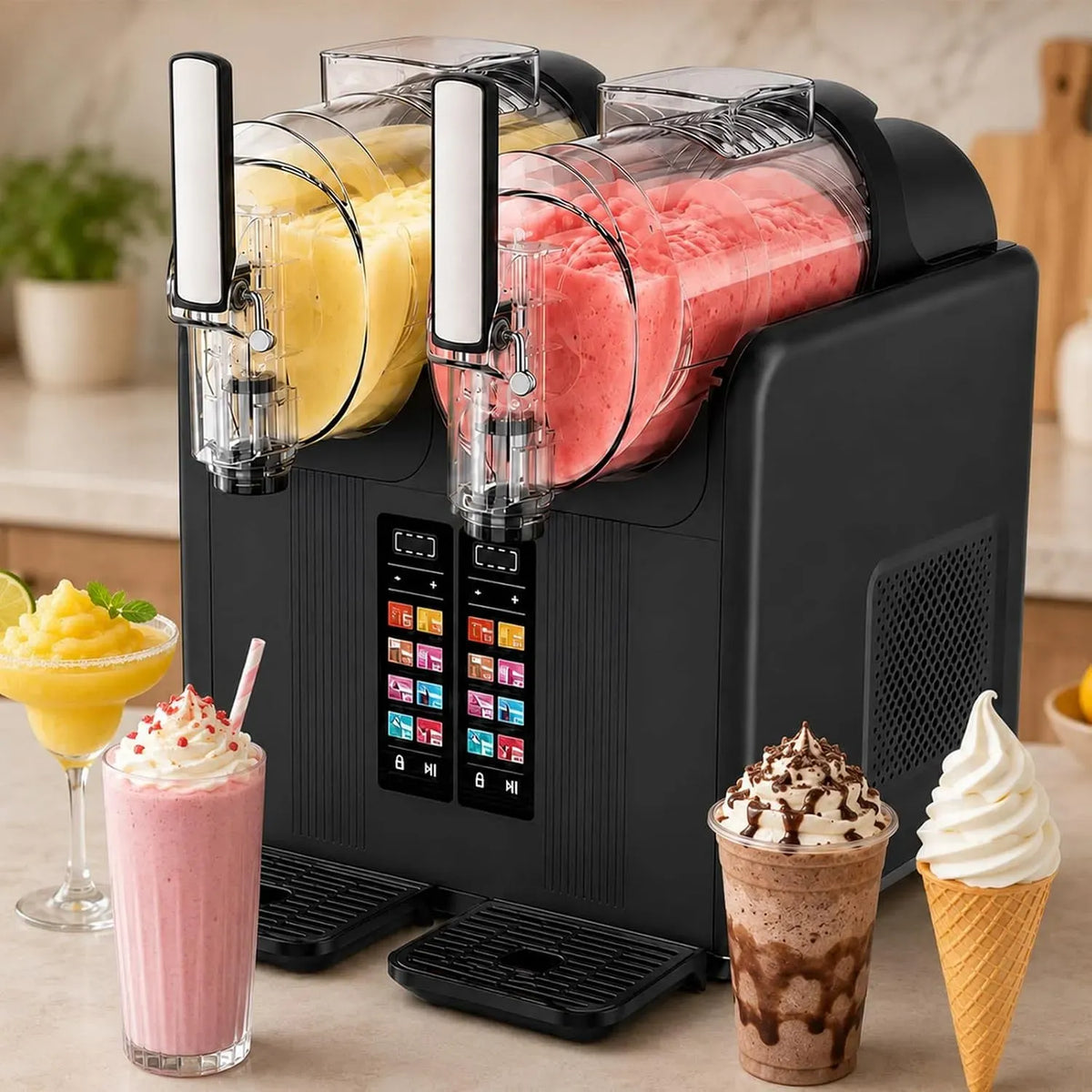 Macchina Per Granite, 7 programmi, touch, nero, per Granite A Doppia Vaschetta