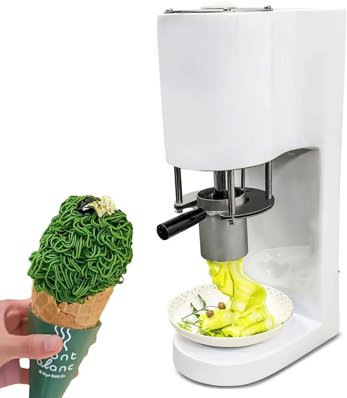 Gelatiera per uso professionale a Forma di Spaghetti White