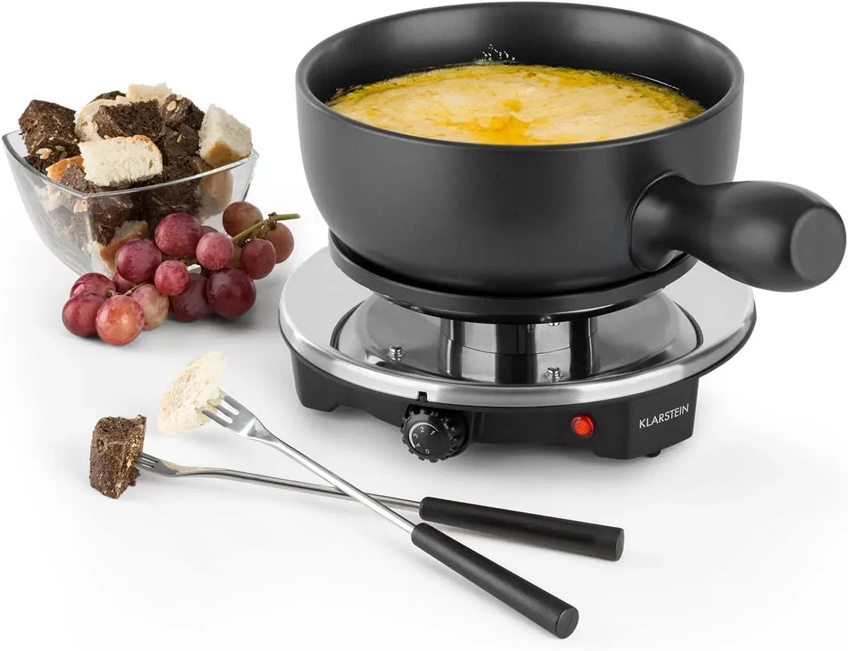 Klarstein Pentola e padella, 1200 W, grill, nero, Grill party