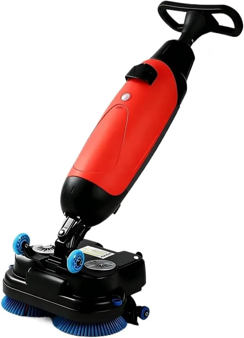 Accessorio per elettrodomestico, 17 pollici, industriale, ampio serbatoio, rosso, rotazione a 360°, doppia spazzola da 17 pollici