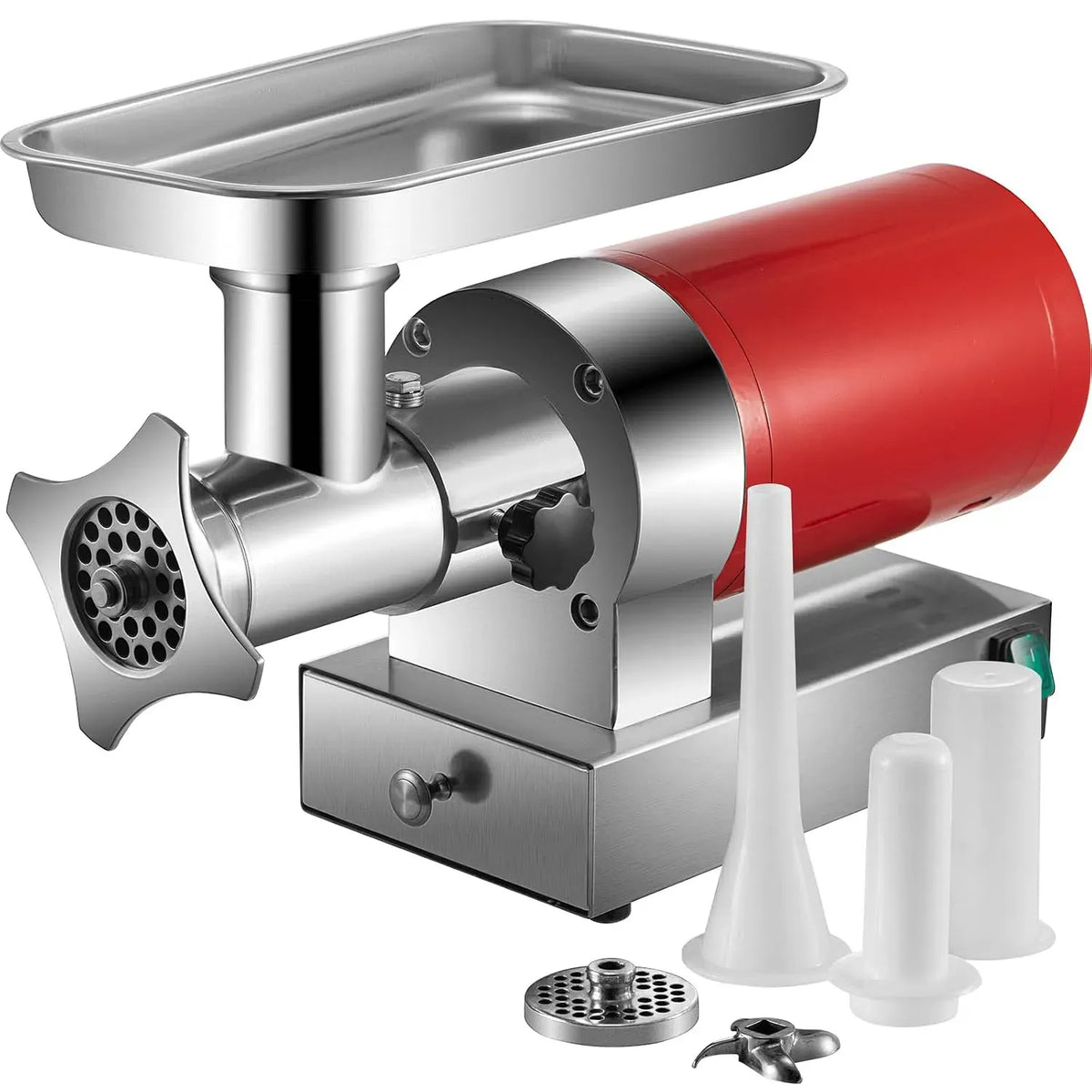 VEVOR 300kg/min 180giri/min Macchina per Salsicce, Piastra, industriale, professionale, ristoranti, acciaio inox