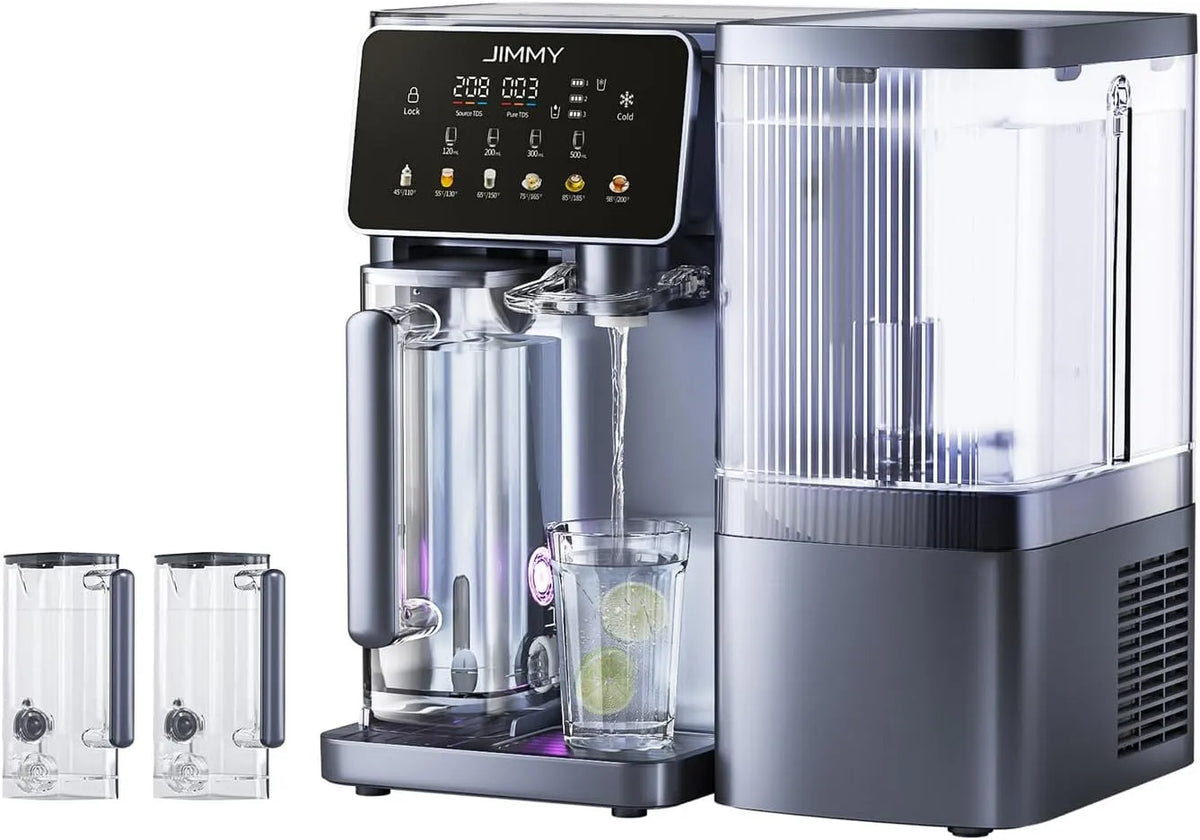 Erogatore, funzione riscaldante, Pro, Jimmy R9 Pro Purificatore ad Osmosi Inversa Domestica con Erogatore Istantaneo di Acqua Calda e Fredda