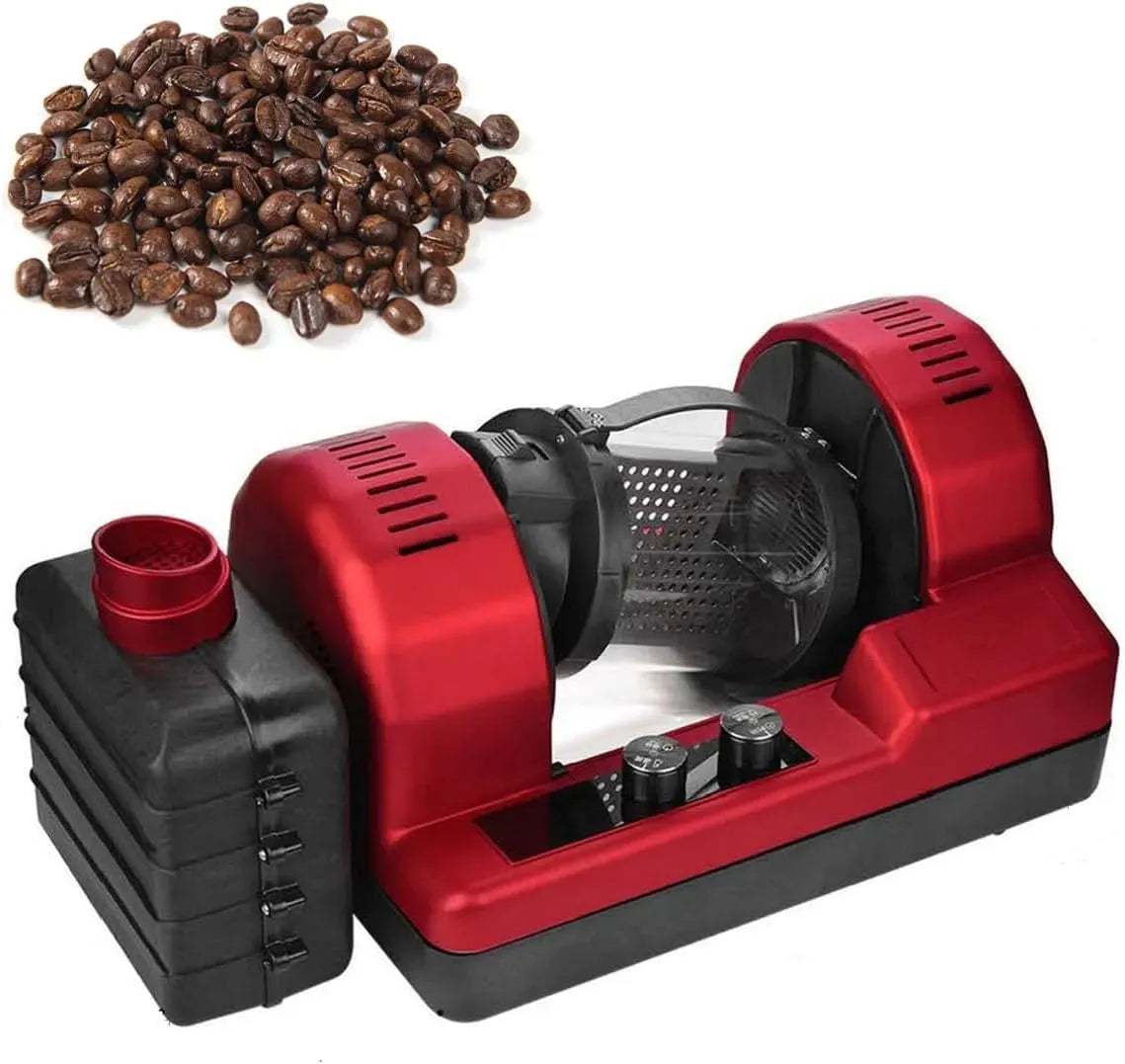 arachidi, anacardi, Tostatrice per caffè commerciale da 1300 W, torrefazione per castagne con rulli 3D, tempi e temperatura regolabili, sesamo