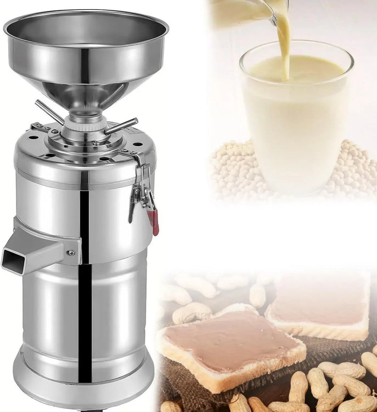 Robot da cucina 15-25kg/H, professionale, acciaio inox, Mandorle Strumento Essenziale per Bar
